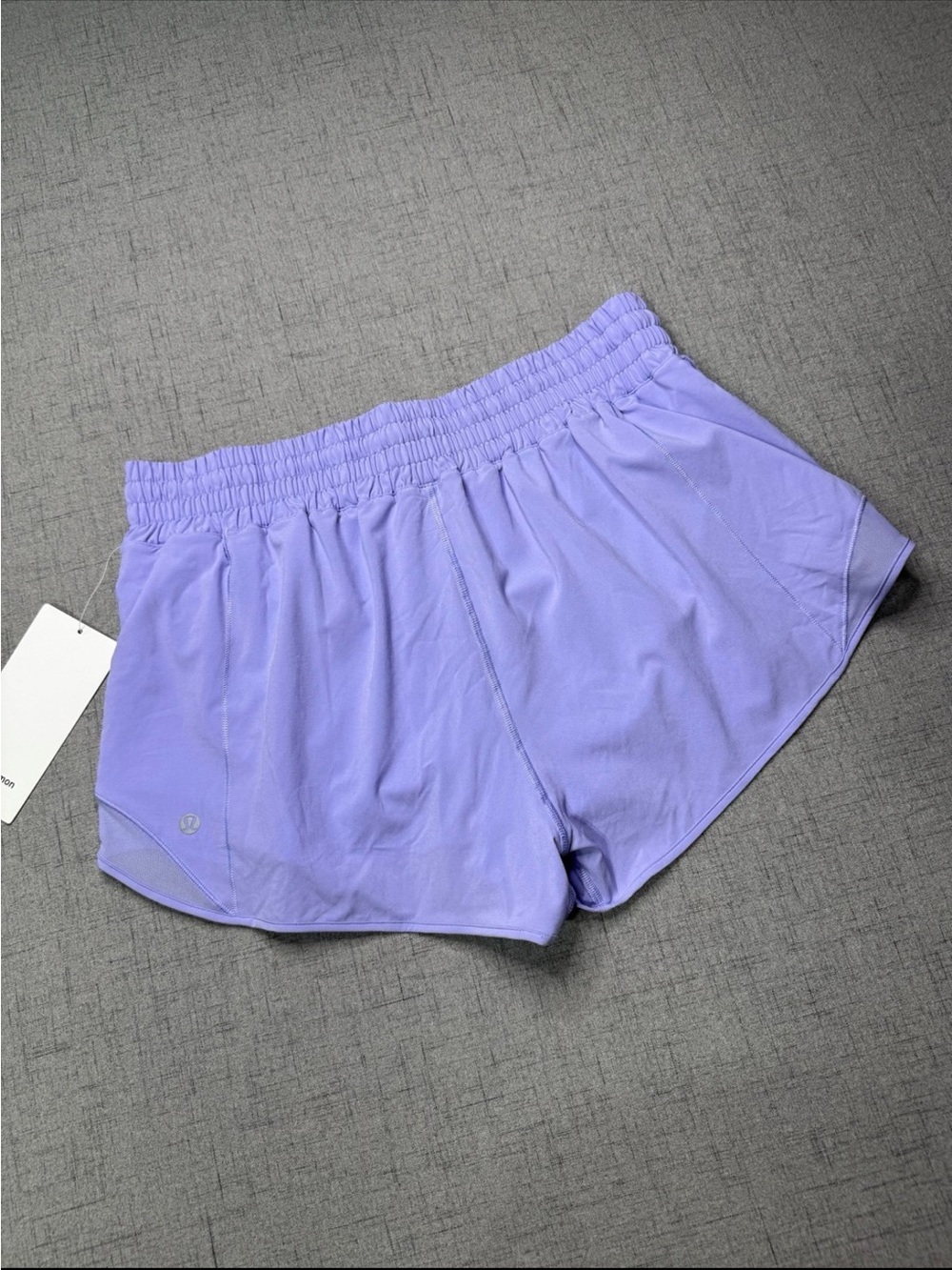 Lululemon Hotty Hot High Rise Athletic Shorts Lilac Smoke Size 12 NWT - Picture 8 of 11